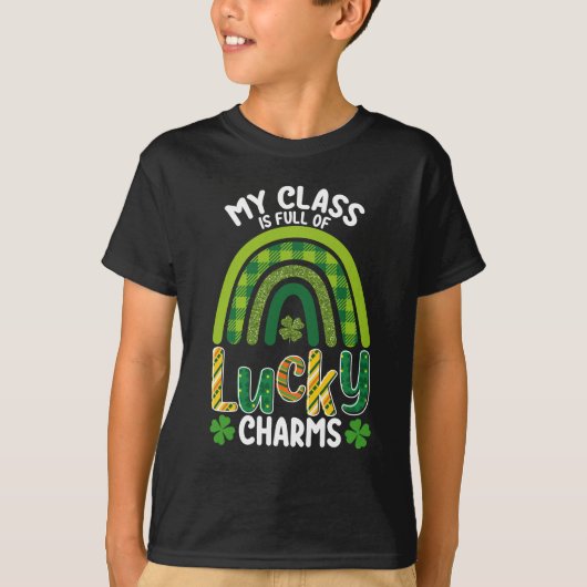 Mijn klas is vol geluk met Sint Patrick's Day T-shirt (Voorkant)