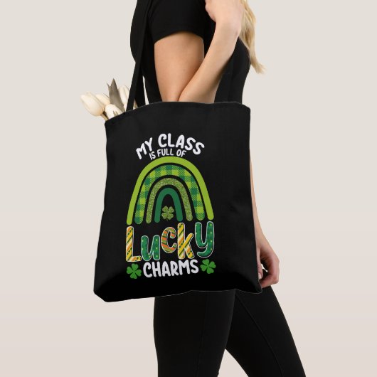 Mijn klas is vol geluk met Sint Patrick's Day Tote Bag (Dichtbij)