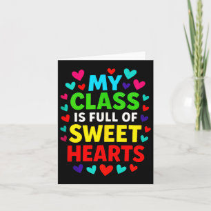 Mijn Klas Is Vol - Valentijnsgeschenk Voor Leraren Kaart