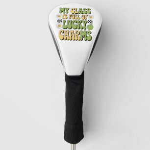 Mijn klas zit vol Lucky Charms Patricks leraar Golfheadcover