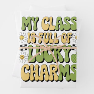 Mijn klas zit vol Lucky Charms Patricks leraar Inpakpapier Vel