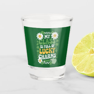 Mijn klas zit vol Lucky Charms St. Patrick's Day Shot Glas