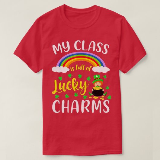 Mijn klas zit vol Lucky Charms St T-shirt (Design voorkant)