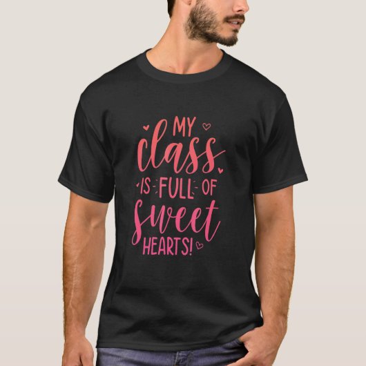 Mijn klas zit vol met een liefdevolle docent op de t-shirt (Voorkant)