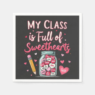 Mijn klas zit vol met lieve Valentijn leraren Servet