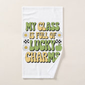Mijn klas zit vol met Lucky Charms Patrick's Teach Handdoek (Handdoek)