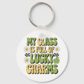 Mijn klas zit vol met Lucky Charms Patrick's Teach Sleutelhanger (Voorkant)