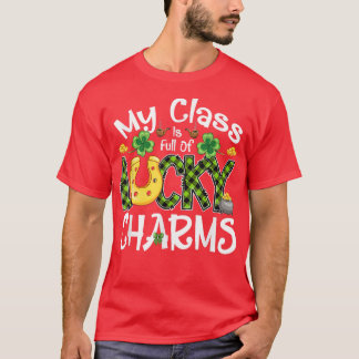 Mijn klas zit vol met luie handschoenen leraren St T-shirt