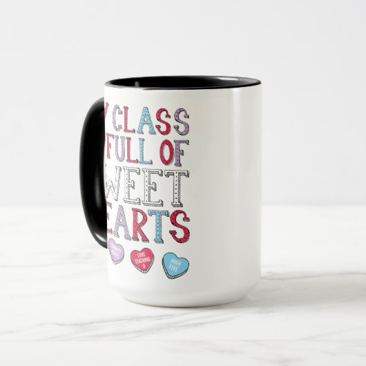 Mijn klas zit vol met Sweethearts leraar Mok (Voorkant links)