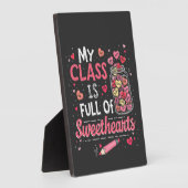 Mijn klas zit vol met Valentijn van liefjes Fotoplaat (Zijkant)