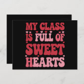 Mijn klas zit vol met Valentijnsdag Briefkaart (Voorkant / Achterkant)