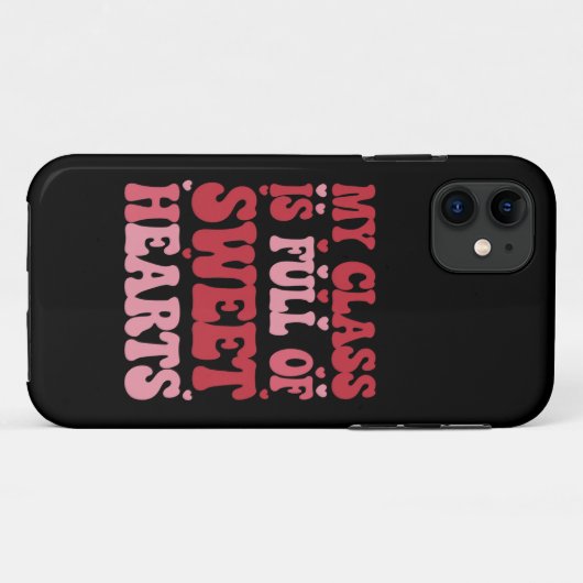 Mijn klas zit vol met Valentijnsdag Case-Mate iPhone Case (Achterkant (horizontaal))