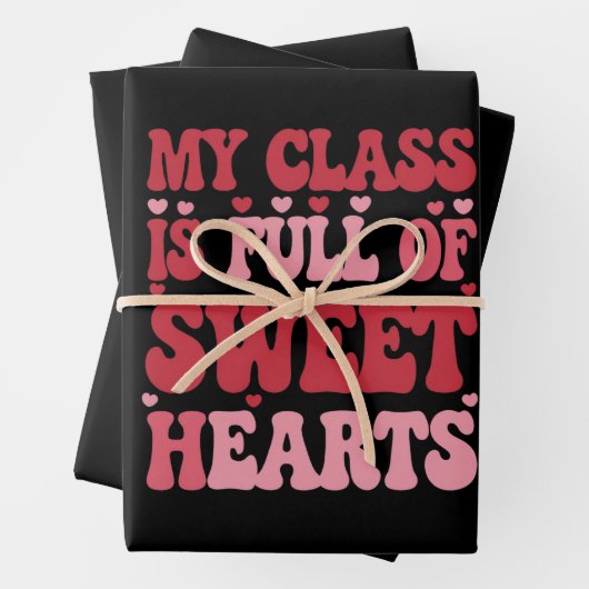 Mijn klas zit vol met Valentijnsdag Inpakpapier Vel (In situ)