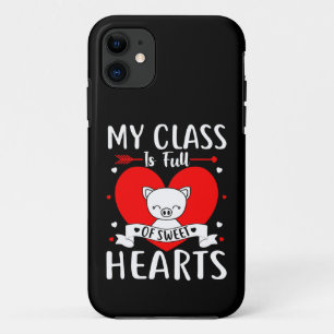 Mijn klas zit vol met zoete harten Valentijn Case-Mate iPhone Case