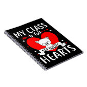 Mijn klas zit vol met zoete harten Valentijn Notitieboek (Rechterzijde)