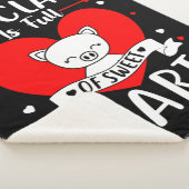 Mijn klas zit vol met zoete harten Valentijn Sherpa Deken (3/4)