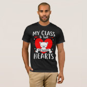 Mijn klas zit vol met zoete harten Valentijn T-shirt (Voorkant volledig)