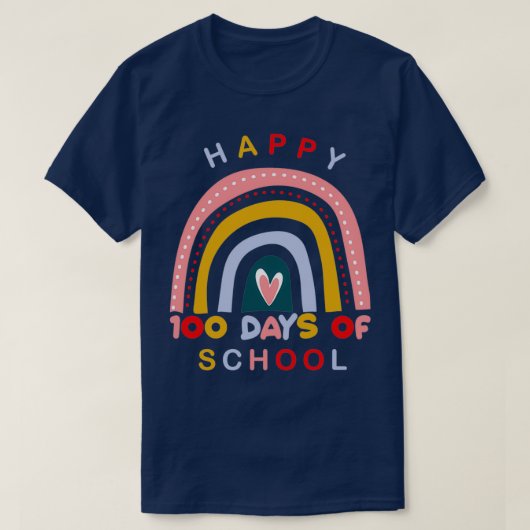 Mijn klasse gedurende 100 dagen Klassieke TShirt (Design voorkant)
