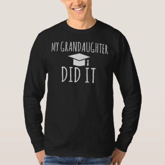 Mijn kleindochter deed het op de grootouders schoo t-shirt