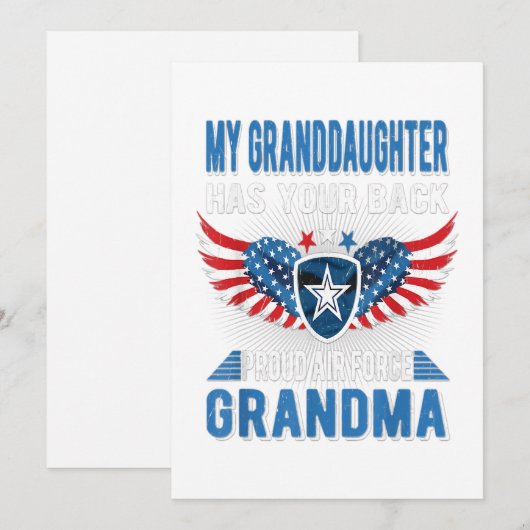 Mijn kleindochter heeft je achterste vliegtuig Ce  Feestdagenkaart (Voorkant / Achterkant)