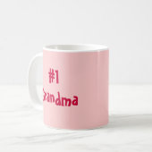 mijn kleindochter is knuffelaar dan die van jou, # koffiemok (Voorkant links)