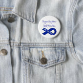 Mijn kleindochter is SENSATIONAL SPD Awareness Ronde Button 5,7 Cm (In situ)