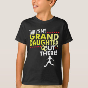 Mijn kleindochter - Voetbal Opa en oma T-shirt
