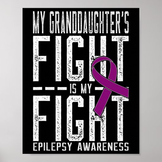 Mijn kleindochters gevecht is mijn gevecht tegen e poster (Voorkant)