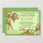 Mijn kleine aap kaart (Voorkant / Achterkant)