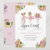 Mijn kleine Balerina | Balletgezelschap Kaart (Voorkant / Achterkant)