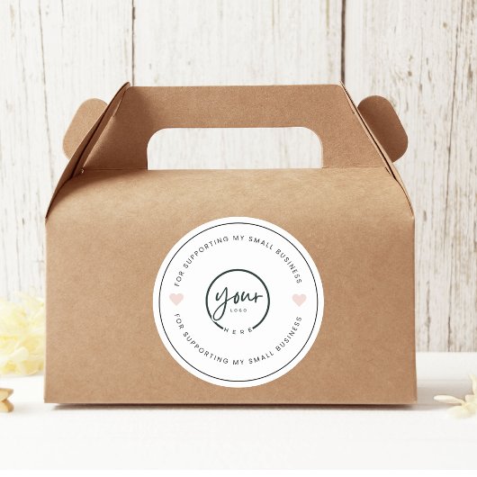 Mijn kleine bedrijf ondersteunen met Logo Sticker