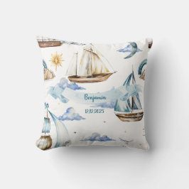 Mijn Kleine Blauwe Horizon Kussen