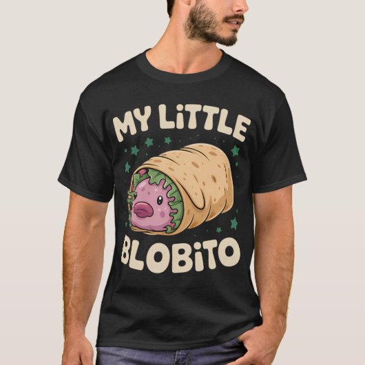 Mijn Kleine Blobito Blobvis T-shirt (Voorkant)