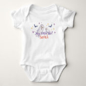 Mijn kleine Boo Baby shower Halloween Romper (Voorkant)