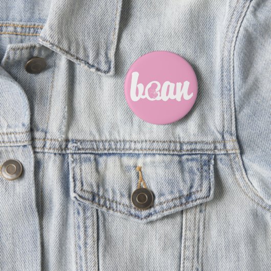 Mijn kleine boon - Zwangerschapskinnen Ronde Button 5,7 Cm (In situ)