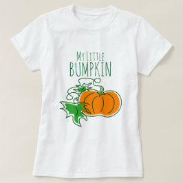 Mijn kleine BUMPKIN herfst moederschap T-shirt