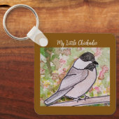 Mijn kleine Chickadee Brown Sleutelhanger (Voorkant)