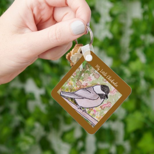 Mijn kleine Chickadee Brown Sleutelhanger (Hand)
