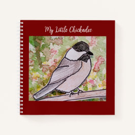 Mijn kleine Chickadee Deep Red Notitieboek