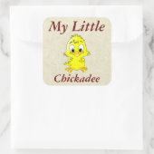 Mijn kleine Chickadee Sticker (Tas)
