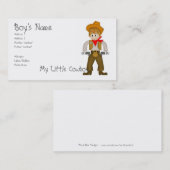 Mijn kleine Cowboy mama kaarten Contactkaartje (Voorkant / Achterkant)