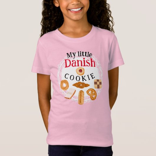 Mijn kleine Deense COOKIE meisjes T-Shirt (Voorkant)
