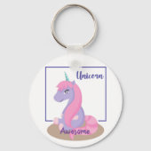 Mijn Kleine Eenhoorn Custom Name Sleutelhanger (Voorkant)