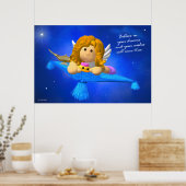 Mijn kleine engel: bevestiging poster (Keuken)