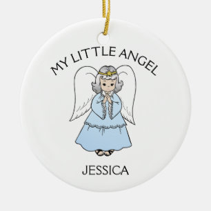 Mijn kleine engel. keramisch ornament