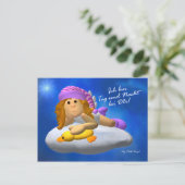 Mijn kleine engel: Label en jacht Briefkaart (Staand voorkant)