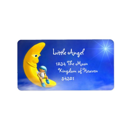 Mijn kleine engel: Moon Labels (Voorkant)