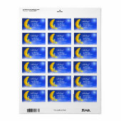 Mijn kleine engel: Moon Labels (Full Sheet)