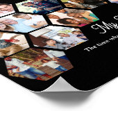 Mijn kleine familie portret foto collage interieur poster (Hoek)