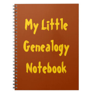 Mijn kleine Genealoge notebook Notitieboek